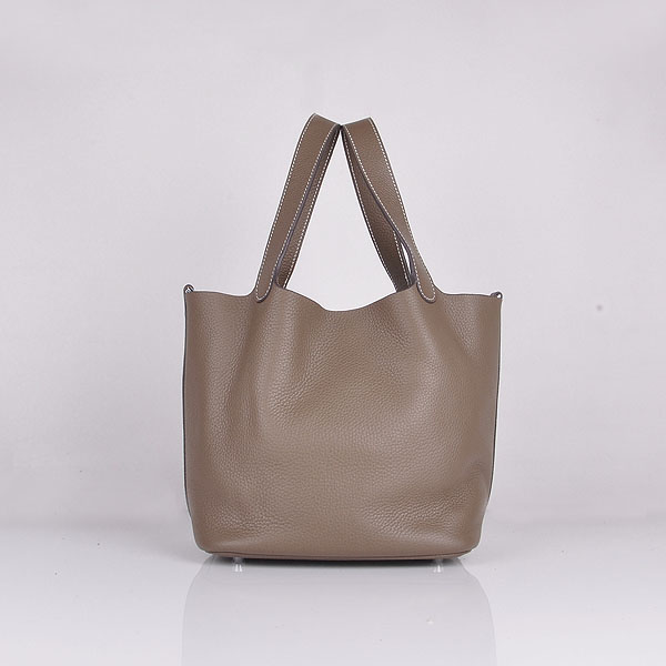 Hermes Picotin Lock PM Bag in Clemence Leather 8616 Khaki